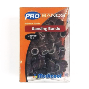 MEDICOOLSanding Bands Black Coarse - 100 Counts