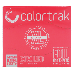 COLORTRAK Extra Long Pop-Up Foil Silver - 500 Sheets, 5IN x 14IN - 7123