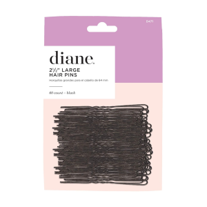 DIANE BEAUTY Hair Pins 2.5" Black 60 Count - D471