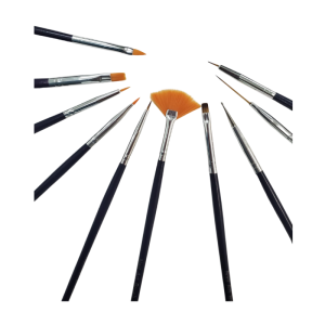 URBAN NAIL 10 Piece Nail Art Set Purple HNDL - CNTZ-06