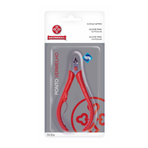 MUNDIAL PROFESSIONAL 1/2 Jaw Cuticle Nipper Red Dot RED 171PV-VE - 093049