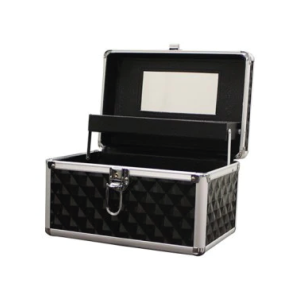 MARIANNA BEAUTY Aluminum Cosmetic Case - Black Diamond - 12644