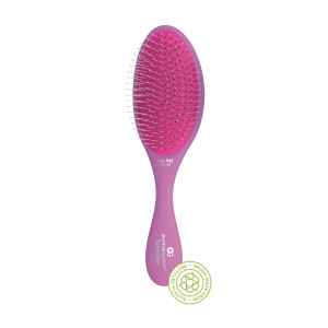 OLIVIA GARDEN OG Brush Recycled Plastic Detangler Fine-Medium - Purple - OGD-F05