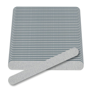 DESIGN NAIL Black Cushion File 7" 80/100 - 50 PCS - 129223