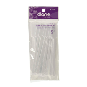 DIANE BEAUTY Makeup Spatulas White 5" 12 Pk - D996