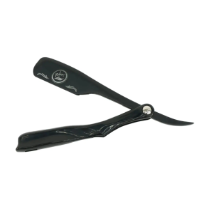 ROLDA Steel Straight Razor - Black - 222420