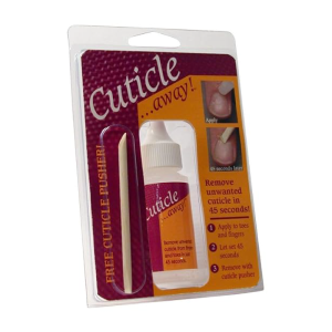 ESTEEMIA Cuticle Away With Cuticle Pusher in Clamsell1oz