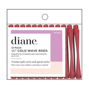 DIANE BEAUTY Cold Wave Rods, Red 12 Pk - DCW9