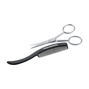 TWEEZERMAN Moustache Scissor and Comb Set - 72031-MG