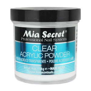 MIA SECRET Clear Acrylic Powder, 4oz - PL440-C