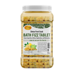 SPA REDI Anti Bacterial Bath Fizz Tablets Lemon & Lime, 128oz - 35173