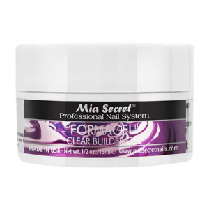 MIA SECRET FormaGel Clear Builder UV Gel, 0.5oz - BG-05