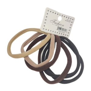 DREAM WORLD PRODUCTS Extra Large Hair Band Brown 6pcs - BR2713BR