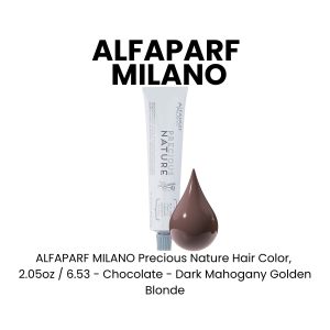 ALFAPARF MILANO Precious Nature Hair Color, 2.05oz - 6.53 - Chocolate - Dark Mahogany Golden Blonde