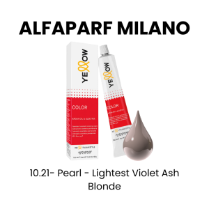 ALFAPARF MILANO Yellow Permanent Color, 3oz - 11.21 - Super High Lift Violet Ash Blonde