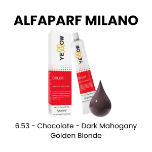 ALFAPARF MILANO Yellow Permanent Color, 3oz - 7.13 - Beige - Medium Ash Golden Blonde