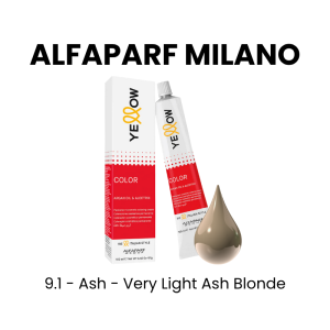 ALFAPARF MILANO Yellow Permanent Color, 3oz - 9.3 - Gold - Very Light Golden Blonde
