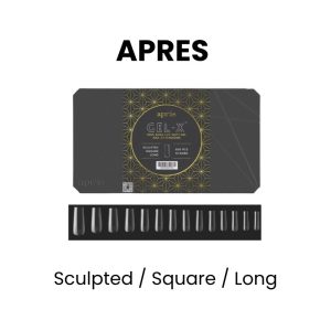 APRES Gel - X Soak Off Soft Gel Nail Extensions 600 Pcs - Sculpted -Square - Long