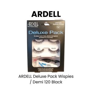 ARDELL Deluxe Pack Wispies - Demi 120 Black