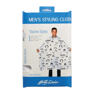 BETTY DAIN Stache Styles Men's Styling Cloth - Style 860 Black - White