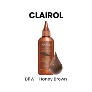CLAIROL Beautiful Collection Semi - Permanent Hair Color, 3oz - B11W - Honey Brown