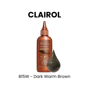 CLAIROL Beautiful Collection Semi - Permanent Hair Color, 3oz - B15W - Dark Warm Brown