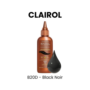 CLAIROL Beautiful Collection Semi - Permanent Hair Color, 3oz - B20D - Black Noir
