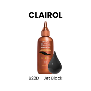 CLAIROL Beautiful Collection Semi - Permanent Hair Color, 3oz - B22D - Jet Black