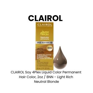 CLAIROL Soy 4Plex Permanent Cream Hair Color, 2oz - 10N Lightest Neutral Blonde, 2 oz
