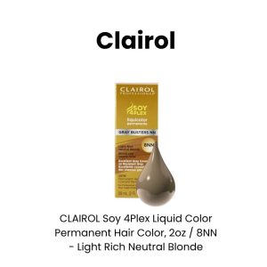 CLAIROL Soy 4Plex Permanent Cream Hair Color, 2oz - 1N Black Premium CrÃƒÆ’Ã‚Â¨me Hair, 2 oz