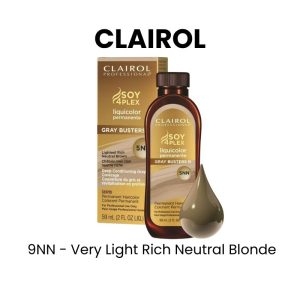 CLAIROL Soy 4Plex Liquid Color Permanent Hair Color, 2oz - 4RN / 47R - Light Red Neutral Brown