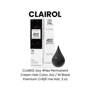 CLAIROL Soy 4Plex Permanent Cream Hair Color, 2oz - 10A Lightest Cool Blonde, 2 oz