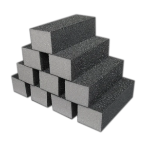 DIXON BUFFERS 3 - Way Premium Buffers 10 PCS - Black Grit Buffer Black Gray 100/180