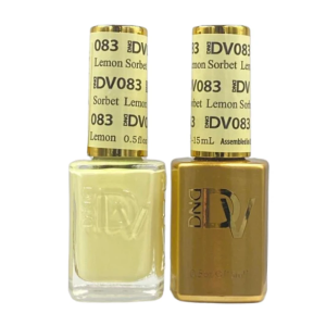 DAISY DND DIVA DUO Gel Polish Matching Lacquer - Lemon Sorbet - 083