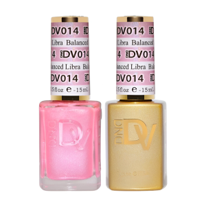 DAISY DND DIVA DUO Gel Mirrorball Collection Swatch Single 1 - Balanced Libra - 014