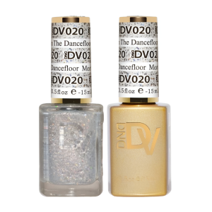 DAISY DND DIVA DUO Gel Mirrorball Collection Swatch Single 1 - Meet On The Dancefloor - 020