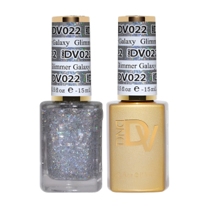 DAISY DND DIVA DUO Gel Mirrorball Collection Swatch Single 1 - Glimmer Galaxy - 022