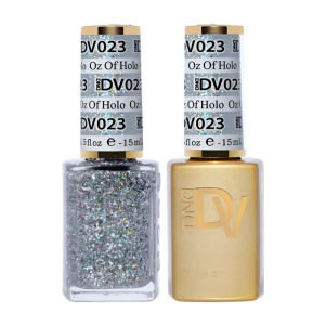 DAISY DND DIVA DUO Gel Mirrorball Collection Swatch Single 1 - Oz Of Holo - 023