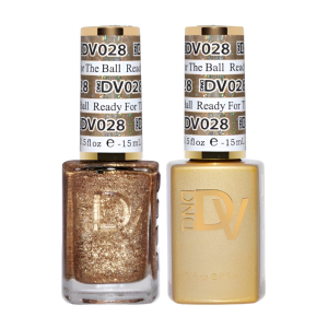 DAISY DND DIVA DUO Gel Mirrorball Collection Swatch Single 1 - Ready For The Ball - 028