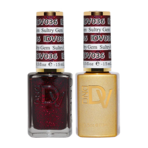DAISY DND DIVA DUO Gel Mirrorball Collection Swatch Single 1 - Sultry Gem - 036