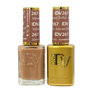 DAISY DND DIVA DUO Gel Polish Matching Lacquer - Almond Toffee - 267