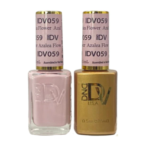 DAISY DND DIVA DUO Gel Polish Matching Lacquer - Azalea Flower - 059