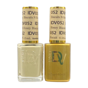 DAISY DND DIVA DUO Gel Polish Matching Lacquer - Biscuits N Honey - 052