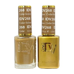 DAISY DND DIVA DUO Gel Polish Matching Lacquer - Cedar - Licious - 268