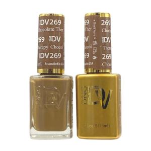 DAISY DND DIVA DUO Gel Polish Matching Lacquer - Chocolate Therapy - 269