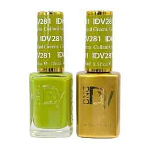DAISY DND DIVA DUO Gel Polish Matching Lacquer - Collard Greens - 281