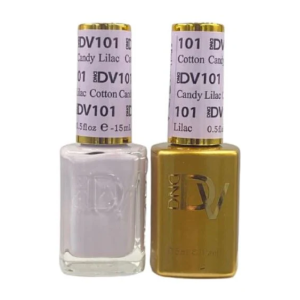 DAISY DND DIVA DUO Gel Polish Matching Lacquer - Cotton Candy Lilac - 101