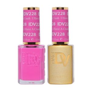 DAISY DND DIVA DUO Gel Polish Matching Lacquer - I Have A Crush - 228