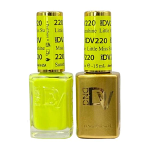 DAISY DND DIVA DUO Gel Polish Matching Lacquer - Little Miss Sunshine - 220