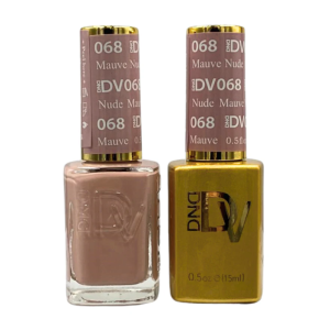 DAISY DND DIVA DUO Gel Polish Matching Lacquer - Mauve Nude - 068
